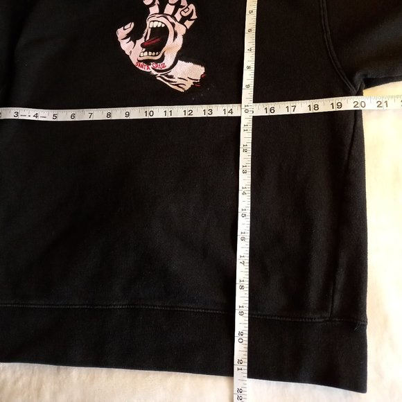Santa Cruz Hand Skateboard Hoodie Sweatshirt (S) - Picture 7 of 7